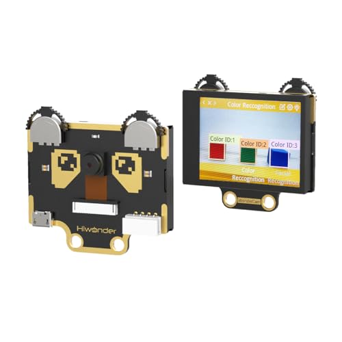 AI Vision Camera Module for Arduino Raspberry Pi Microb ESP32 STM32 Robot Vision Sensor USB Smart Camera with Fill Lights, Object/Color/Face/Tag/QR Recognition, Feature Detect, Line Track - WonderCam