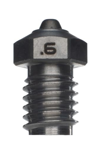 Diamondback V6 Compatible 3D Printer Nozzle, Diamond Tip, High Temp, 0.6mm - size: 0.6mm High Temp