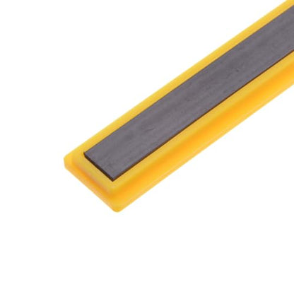 HARFINGTON Whiteboard Magnetic Ruler 29cm Metric Blackboard Straight Rulers Office Measuring Tools, Yellow - color: Yellow