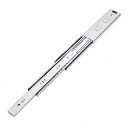 Rok Hardware 20" Heavy Duty Full Extension Ball Bearing Drawer Slides, 200 lb Capacity, Side Mount Drawer Runners with Quick Release, Self Closing Drawer Slides for Cabinets -HDS20-200 - size: 20 Inch