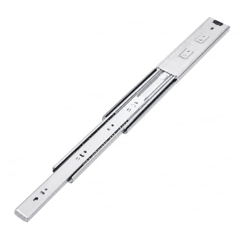 Rok Hardware 22" Heavy Duty Full Extension Ball Bearing Drawer Slides, 200 lb Capacity, Side Mount Drawer Runners with Quick Release, Self Closing Drawer Slides for Cabinets -HDS22-200 - size: 22 Inch