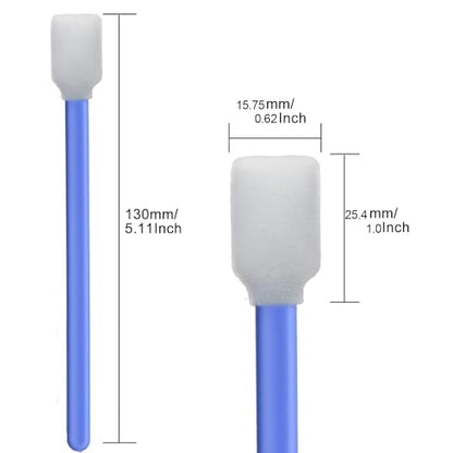 5.11'' Foam Swabs, DTF Cleaning Swabs (200 Count, Blue) - color: Blue 200