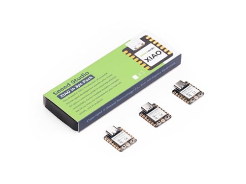 XIAO ESP32C3 3PCS Pack - RISC-V Tiny MCU Board with Wi-Fi and Bluetooth5.0, Battery Charge Supported, Power Efficiency and Rich Interface - color: ESP32C3, size: 3PCS