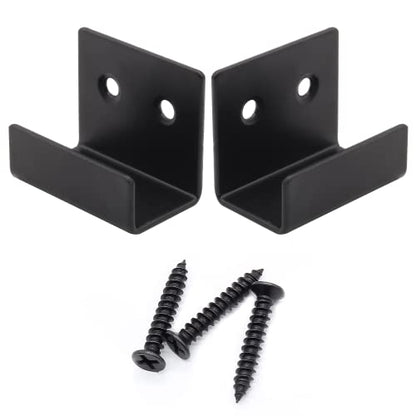 8 Pcs Black 20mm / 0.97 Inch Stainless Steel Tile Bracket, - size: Black 20mm/0.97"