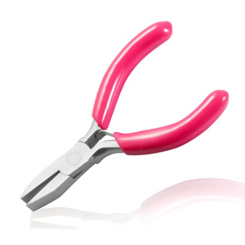 3 Inches Flat Nose Pliers for Jewelry Making Smooth Jaw Jewelry Making Pliers Tools Mini Pliers for Jewelry Making Supplies - style: Flat Nose Pliers