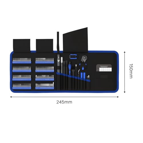 Electric Precision Screwdriver Set 120-in-1 with Electric Handle – Professional Repair Tool Kit for Electronics, Laptop, Phone, Watch (Battery Included)