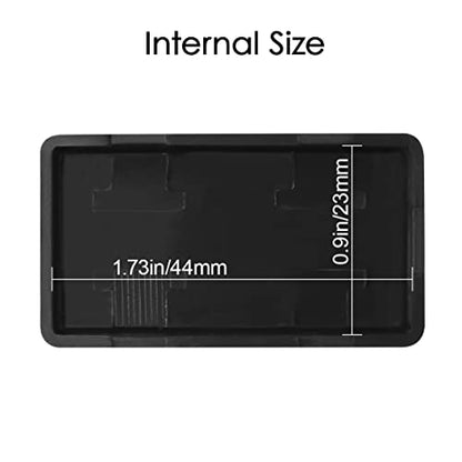 LeMotech Project Box 10 Pieces ABS Plastic Electrical Project Case Small Junction Box for Electronics Black 2.0 x1.1 x0.6 inch (50 x 28 x 15 mm) - size: 2.0" x1.1" x0.6"(10pc)