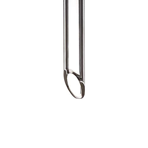 stonylab 1-Pack Glass Funnel, Heavy Wall Borosilicate Glass Funnel, 75mm Diameter and 75mm Stem Length - size: 75mm Diameter and 75mm Stem