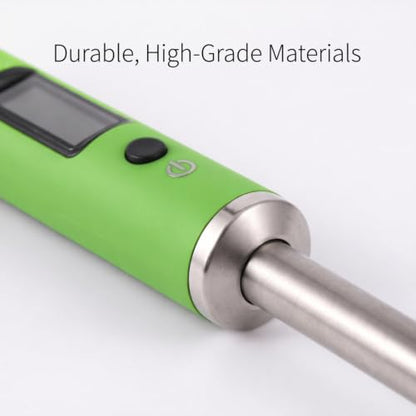 Real-time Temperature Reading Device, Digital thermocouple Thermometer Kits - (Green) - color: Green