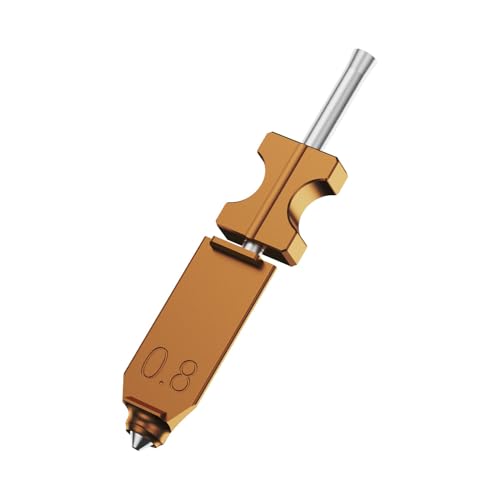 FLASHFORGE AD5X 3D Printer 0.8mm Nozzle Assembly, 30S Quick-Detachable Nozzle,Max 300℃ High Temperature & High Flow 32mm³/s Nozzle for AD5X 3D Printers - style: 0.8mm for AD5X
