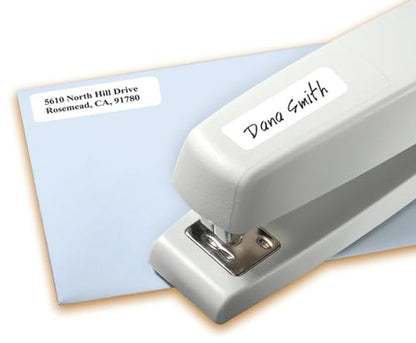 Avery® Self-Adhesive Removable Labels, 0.5 x 1.75 Inches, 840 Per Pack, White Label Stickers (05422) - size: 1/2" x 1 3/4"