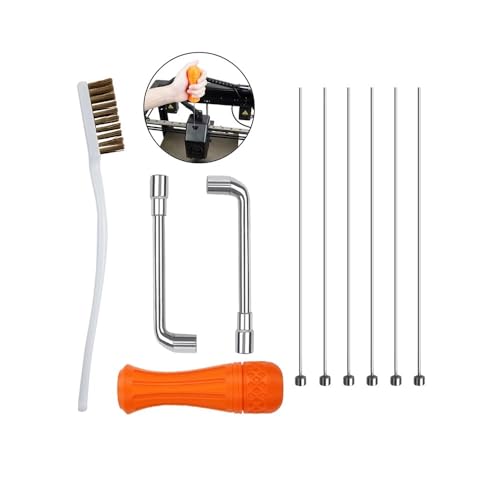 3D Printer Nozzle Cleaning Kit for Creality K1/K1C/K1 Max/Ender3 V3/M6 M7 E3D MK8 Extruder Cleaner Filament Clog with Wrench,Brush,Pin 3D Printer Clog Poke