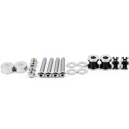 Motorcycle Sissy Bar Docking Hardware Kit for Harley Touring FLSTC FXSTSB FXSTS FXSTC FLSTF FXST FXSTB FLSTN 1984-2025 - color: chrome