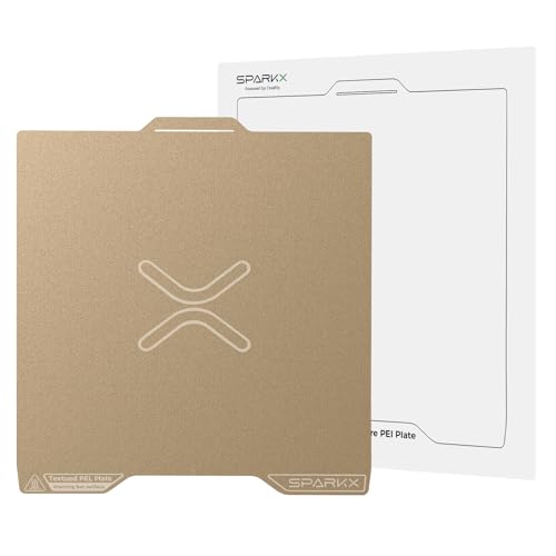 Creality SparkX i7 Build Plate Original 265x300mm Dual Side Textured PEI Bed Plate Spring Steel Magnetic 3D Printer Build Plate for Creality SparkX i7 - style: SparkX i7 Textured PEI (Dual-Sided)