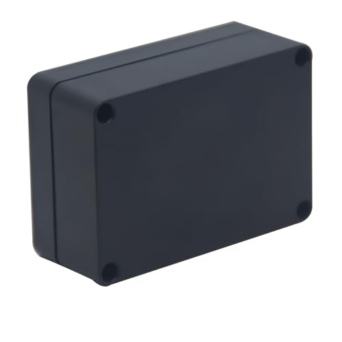 Project Box IP65 Waterproof Junction Box ABS Plastic Electrical Boxes DIY Electronic Project Case Power Enclosure 3.3”x2.3”x1.3” - color: Black, size: 3.3”x2.3”x1.3”