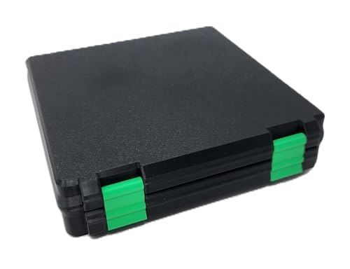3D Printed - 3ml Vial Storage Case - Freezer Safe Hard Shell Peptide Case for Home, Fridge, Travel (Black/Green, 100 3ml Vials) - color: Black/Green, size: 100 3ml Vials