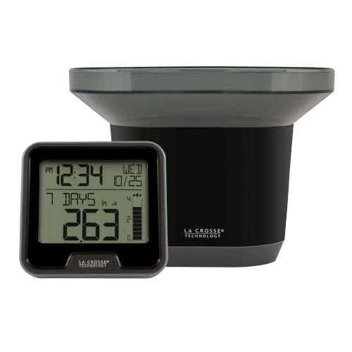 La Crosse Technology 724-1409 Wireless Rain Station , Black