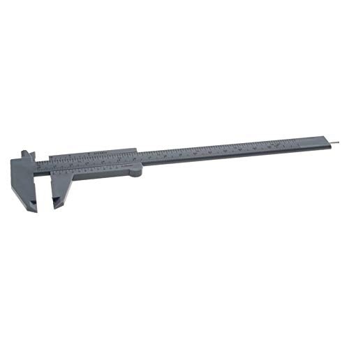 Utoolmart Vernier Caliper 150mm / 5.9-inch Plastic Caliper Measuring Tool for Precision Measurements Outside Inside Depth (Gray - size: 150mm Gray