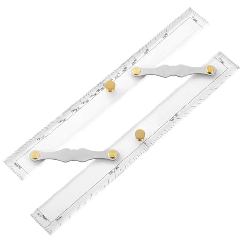 Parallel Ruler with Clear Markings, 12 in Navigation Plotting Tool