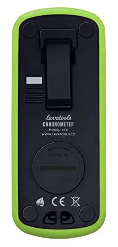 Lavatools KT8 Digital Kitchen Dual Timer & Stopwatch, Backlight, Ultra Loud Alarm, Mute Function, Quick-Set Buttons, Hang Hole, Magnetic for Cooking and Classroom with Lanyard - color: Lime