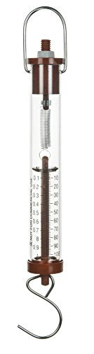 Eisco Labs Acrylic Tubular Spring Scale (Dynamometer) 1N/100g Capacity - Pull Scale, Force Meter