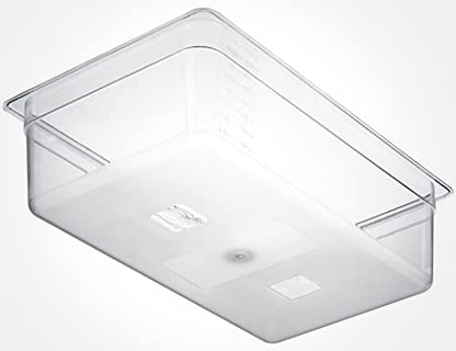 CURTA 6-Pack Full Size 6" Deep NSF Polycarbonate Food Pans | Dishwasher & Freezer Safe Clear Container for Prep Tables, Buffet, Salad Bar, Commercial & Home Kitchen - color: Full Size, size: 6" Deep