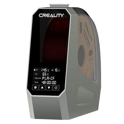 CREALITY Space Pi Filament Dryer – 360° Hot-Air Circulation, Fast Heating, 3.7'' LCD Touch Screen, One Key Set Filament Dehydrator & Storage Box for 1.75/2.85mm PLA, PETG, ABS, Nylon, PA, TPU - color: Space Pi