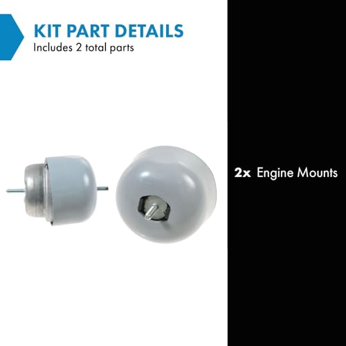TRQ Left and Right Engine Mount Set Drivers Side - style: MTA34387
