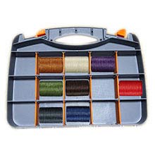 Double Sided Small Parts Organizer Box, 30 Adjustable Compartments - size: Mini Plastic Organizer