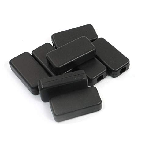 40mmx20mmx11mm Power Project Enclose Case Junction Box Waterproof Small Engineering Wire Switch Plastic Black, 12-Pack - size: 40 x 20 x 11mm(12PCS)