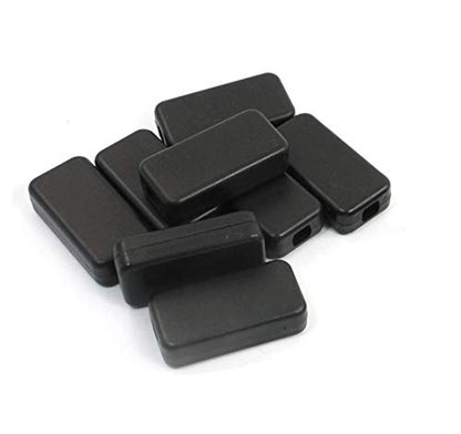 40mmx20mmx11mm Power Project Enclose Case Junction Box Waterproof Small Engineering Wire Switch Plastic Black, 12-Pack - size: 40 x 20 x 11mm(12PCS)
