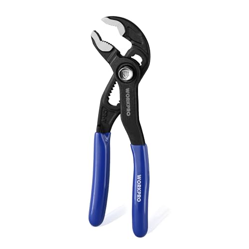 WORKPRO 5-Inch Water Pump Pliers, CR-V Plumbing Lock Plier