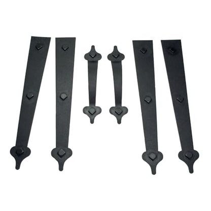 Household Essentials Garage Handle and Hinge Magnets – Decorative Magnetic Hardware Steel Doors, Easy Installation, Durable & Weatherproof, Set of 6 - size: Pack of 1, style: Standard Hinges