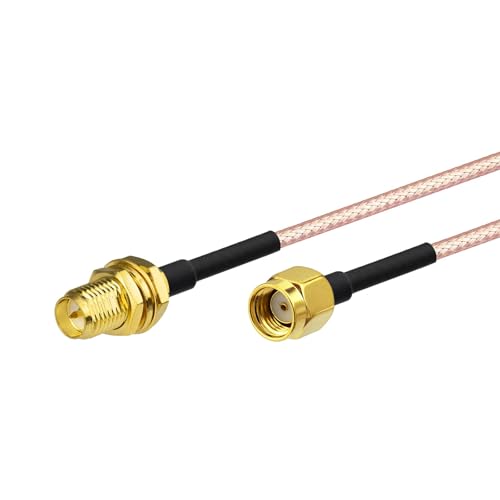 Superbat RP-SMA Female to RP-SMA Male RG316D Extension Cable 3ft 2-Pack - size: 3 ft