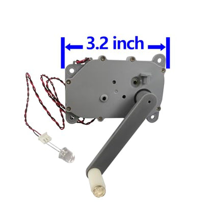 Nightbreeze Hand Crank Generator for Physics & Science Labs – Energy Conversion Teaching Apparatus with LED Bulbs – Classroom Demonstration, School Science Education, Output DC 1-12V