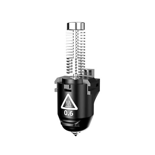 0.6mm 280℃ 3D Printer Nozzle for Adventurer 5M/Adventurer 5M Pro, AD5M Pro Hotend Nozzles High Flow Nozzles for High-Speed Printing - color: 0.6mm