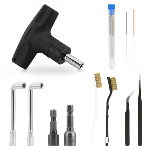 25PCS 3D Printer Nozzle Cleaning Kit with1.5Nm Nozzle Torque Wrench - size: Torque Wrench Kit & Cleaning Kit