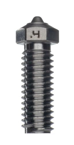 Diamondback Volcano Compatible 3D Printer Nozzle, Diamond Tip, 0.4mm - size: 0.4mm High Temp