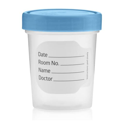 Vakly Sterile Specimen Cups 4 oz, Urine Collection Cups 3 Count