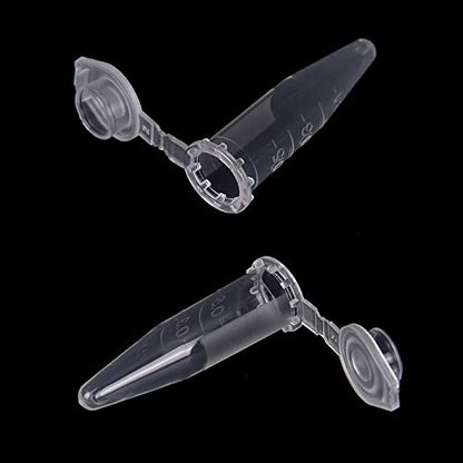 0.5ml Microcentrifuge Tubes 1000pcs, EO Sterilized Plastic Small Vials with Caps for Sample Storage Without Leakage(1000) - size: Sterile 0.5ml 1000pcs