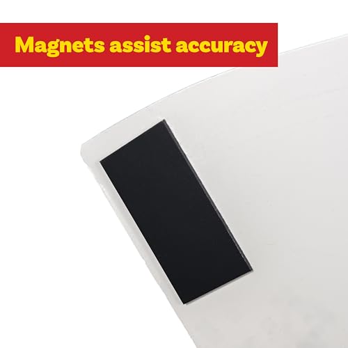 Learning Advantage Magnetic Dry Erase Protractor, Geometry Measurement Tool