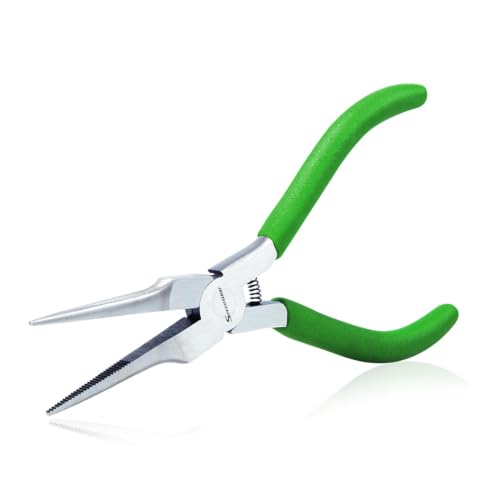 SPEEDWOX 4.5" Mini Needle Nose Pliers, Thin Serrated Jaw for Jewelry Making - style: Tapered Nose Pliers