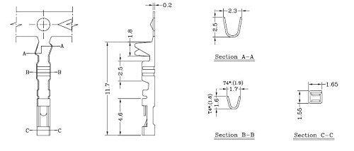 Qty. 100 7" Female Jumper Wires