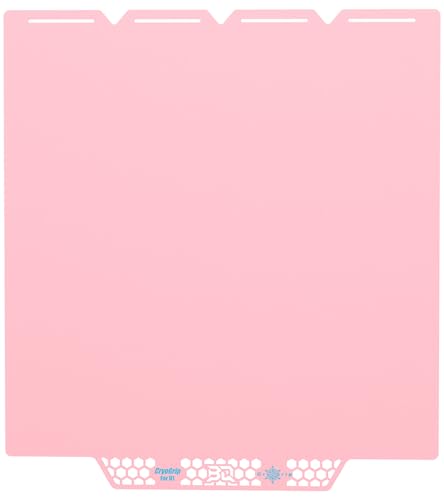 BIQU CryoGrip Pro Glacier Pink Compatible with Snapmaker U1 3D Printer 276x304.5mm Panda Build Plate Double Sided Upgrade Plate Removable Surface Platform - color: Glacier-Pink, size: Snapmaker-U1