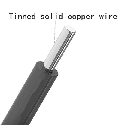 TUOFENG 22 AWG Solid Core Wire - Breadboard Jumper, Yellow 100ft - size: 22 AWG Solid Wire - Yellow - 100ft