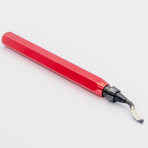 Deburring Tool Set RB1000 with 11 High Speed Steel Swivel Blades, 360 Degree Rotary Head for Metal, Resin, Aluminum, Copper, Plastic, 3D Printing, Brass, PVC Pipes - Ideal for Plumbing - Burr Removal - size: RB1000