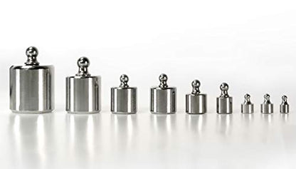 19 pcs Calibration Weight Set 100g – 10mg With Tweezers And Presentation Box For Accurate Precision Balancing Of Digital, Jewellery, Diamond, Pocket, Laboratory And Other Scales