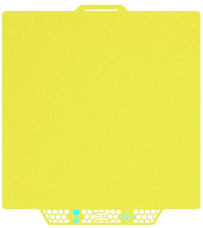 BIQU CryoGrip Pro Glacier Yellow Compatible with Bambu-Lab P1S/P1P/P2S/X2D/X1C/X1E/A1 3D Printers 257x257MM Panda Build Plate Double Sided Upgrade Removable Surface Platform - color: Glacier-Yellow, size: P1/P2/X1/A1/X2D