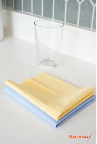 Macro Max Microfiber Glass Cloths 10 Pack, Streak Free Window