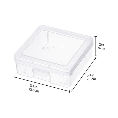 novelinks Plastic Small Storage Containers for Organizing, Mini Tote Box - color: 18 Pack Small -Clear